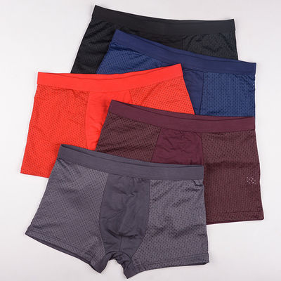2xl 3xl Mens Mesh Boxer Shorts Black Underwear Breathable Summer U Shape Crotch