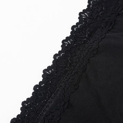 4 Layer Protective Leakproof Organic Cotton Lace Edge Menstrual Panties Absorbent Sexy Period Panties