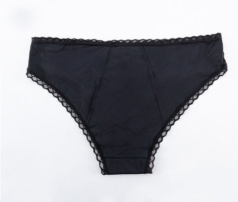 Plus Size Leakproof 4 Layer High Absorbency Menstrual Briefs Lace Period Panties Resusable Cotton Period Underwear