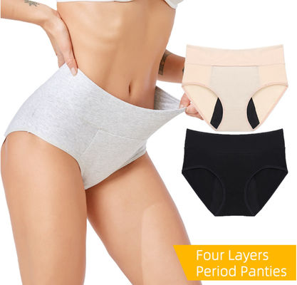 Ladies Postpartum Heavy Period Panties Underwear 4 Layer Reusable Physiological Pants
