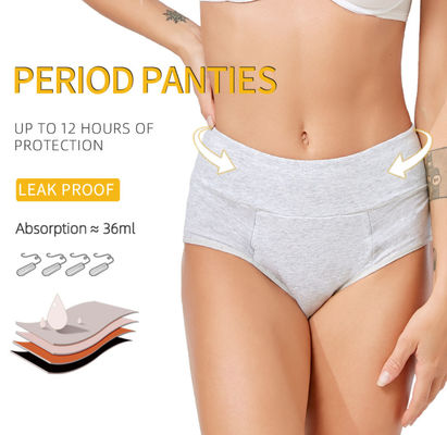 Ladies Postpartum Heavy Period Panties Underwear 4 Layer Reusable Physiological Pants