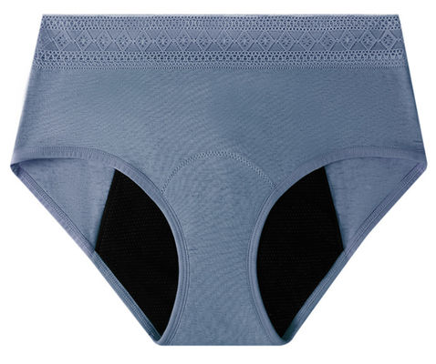 4x 5x 3xl Period Panties Underwear For Ladies Organic Cotton Mid Waist 4 Layers