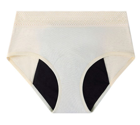 4x 5x 3xl Period Panties Underwear For Ladies Organic Cotton Mid Waist 4 Layers