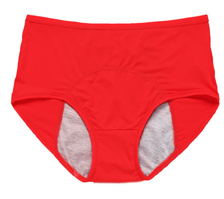 Hot Sale Plus Size M-8XL 10 Colors Physiological Leak Proof Menstrual Panties 3 Layers Breathable Period Underwear
