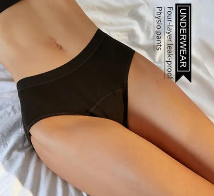 Sexy Maternity Period Panties Underwear 4 Layers Breathable Reusable Menstrual Panties
