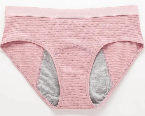In Stock 3 Layers Multi Color Leakproof Menstrual Panties  Cotton Brief Absorbent Period Underwear For Women