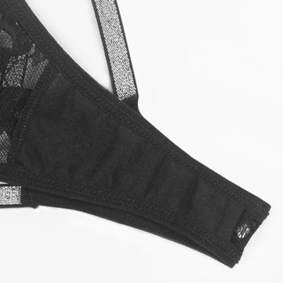 Womens Lace G Strings Sexy Cross Shining Waistband Thongs Bikini Panties Crystal Female Underwear