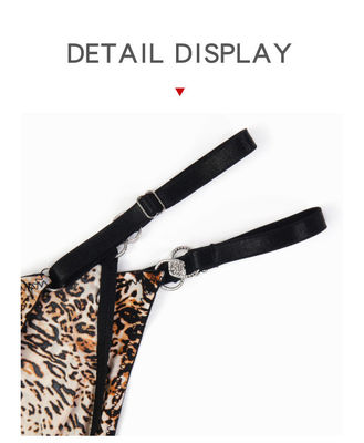 Sexy Womens Underwear G String Leopard Girls Low Waist Panties Slutty Thin Shine Belt Adjustable