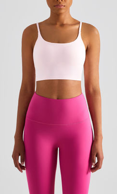 Multi colors Drop Shipping U-Neck Long Sleeveless Seamless Yoga Tank Top Vests For Women