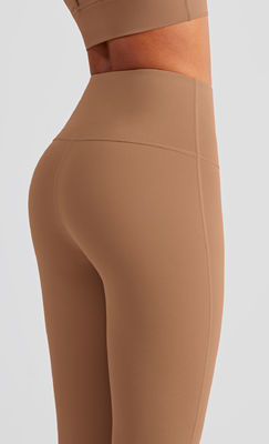 Seamless Capris Performance Exercise Leggings Yoga Bottoms Tights Bootcut Yoga Fitness Pants Yoga Attire